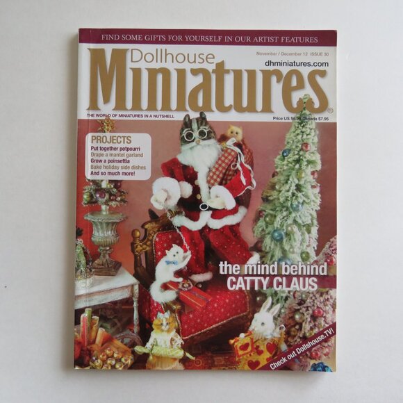 Dollhouse Miniatures Magazines Lot of 6 2012, 2013, 2014 - Picture 2 of 7